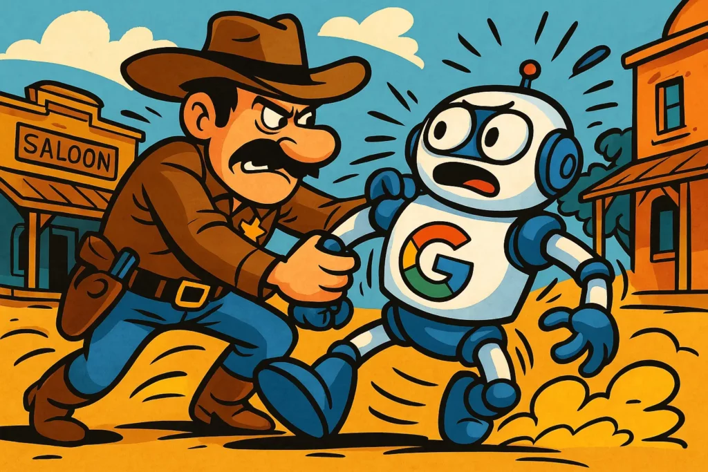 Cow boy robot google