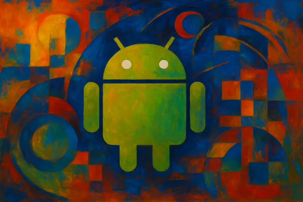 Robot google art peinture