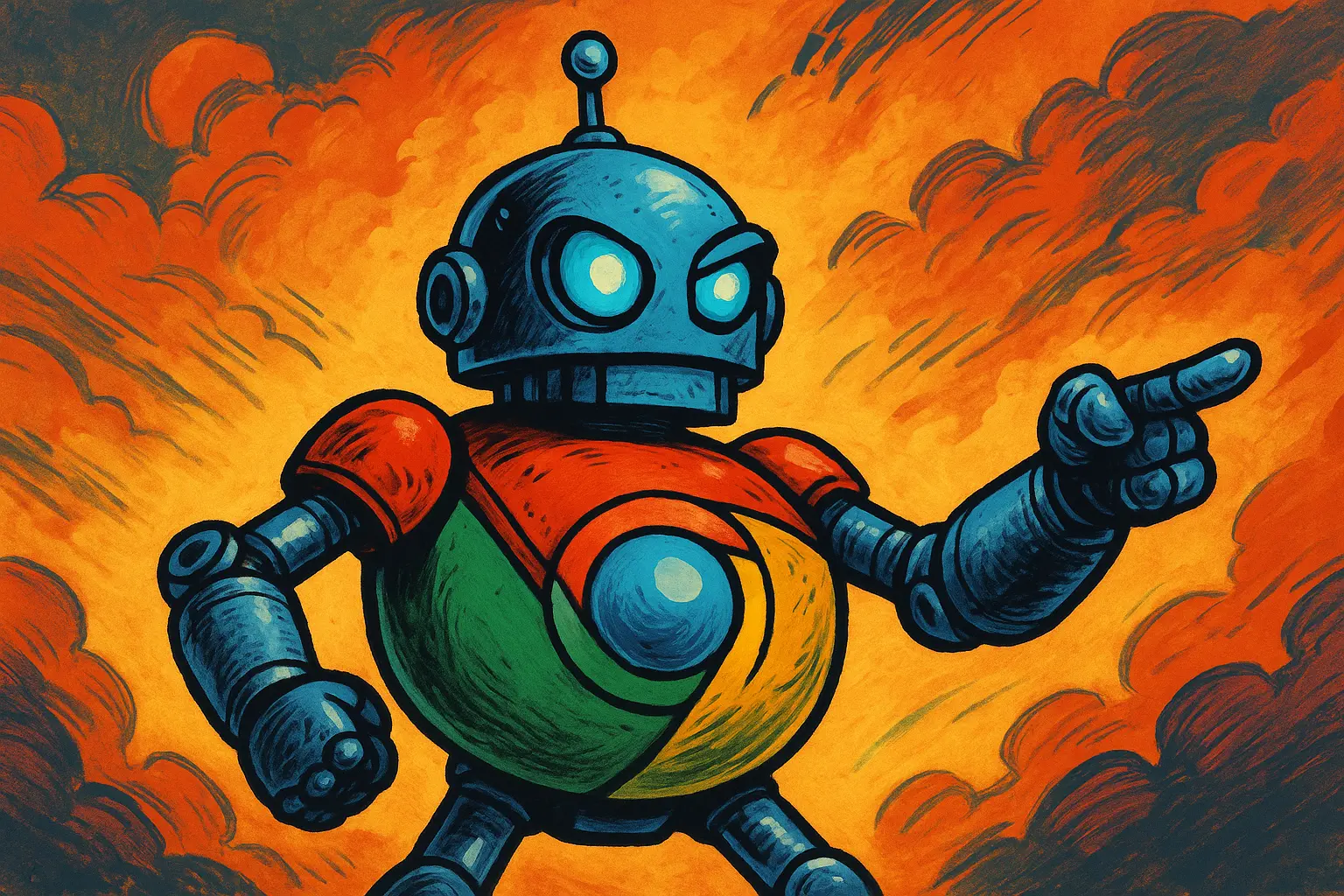 Robot google chrome