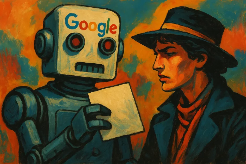 Robot google qui distribue les meta descriptions