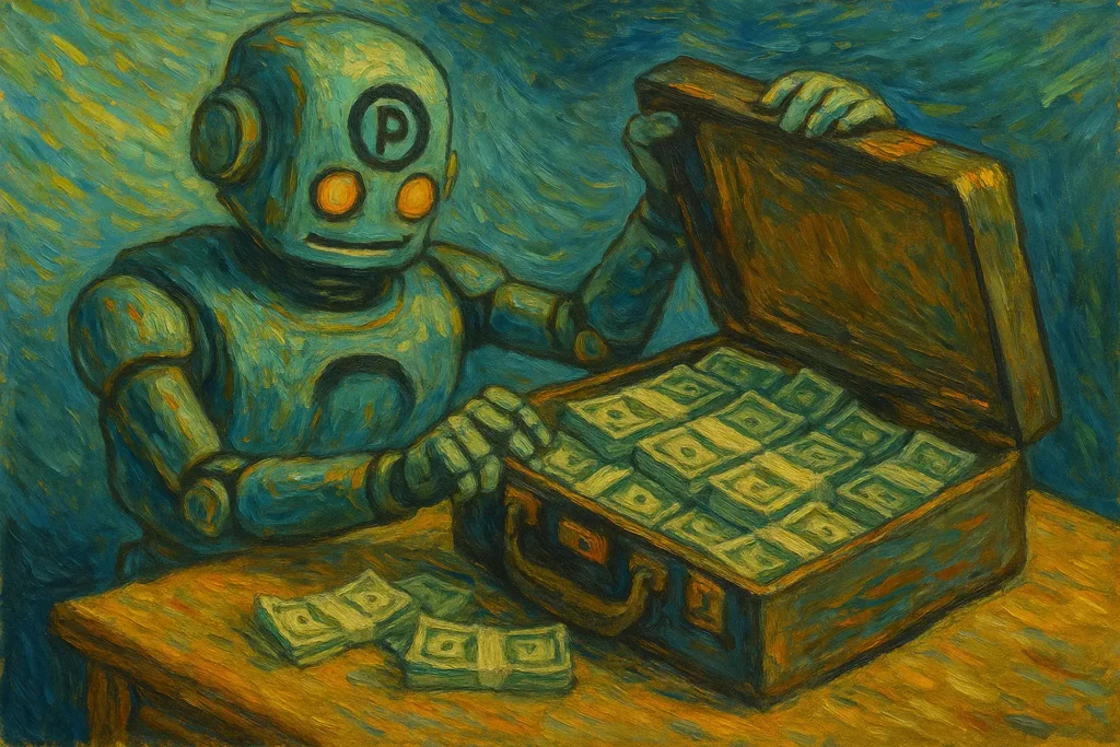 Perplexity qui sort la valise à billets
