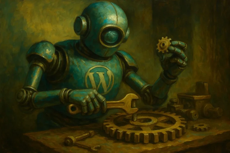 Robot wordpress mécanique