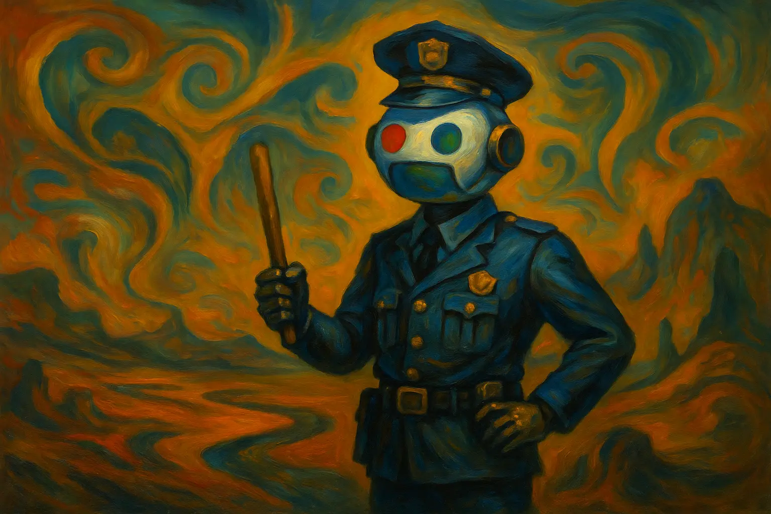 Robot policier