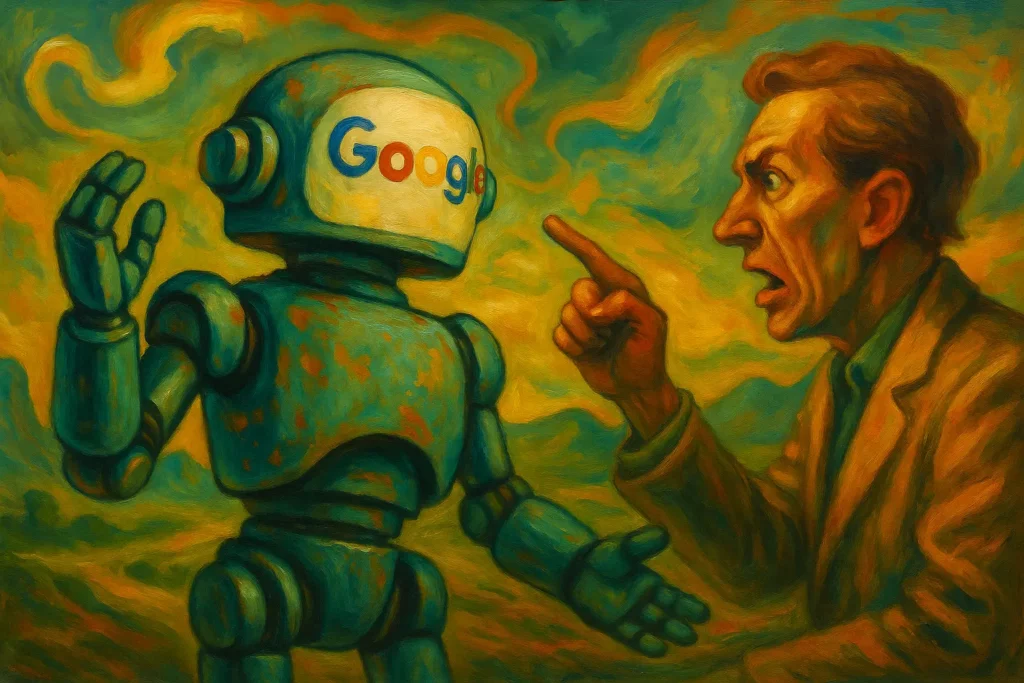 Google contredit sur ses affirmations