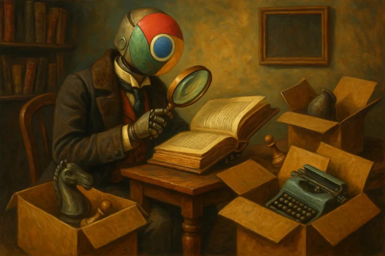 Google qui ausculte un livre