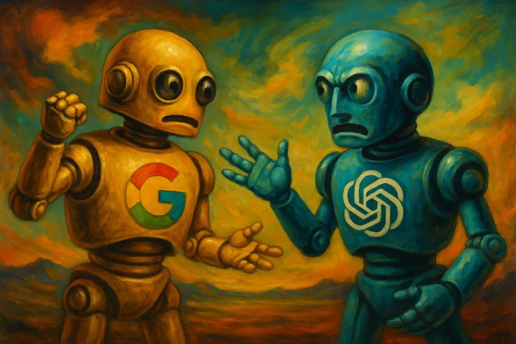Robot google et robot open ai