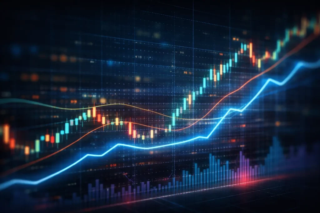 Courbes bourse