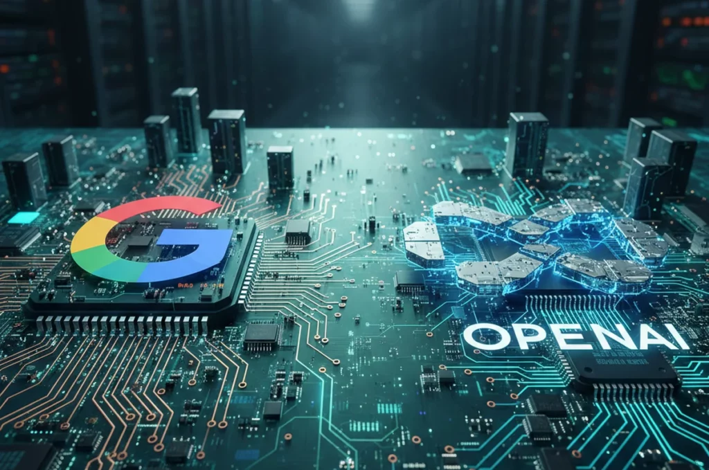 Open AI et Google, circuit imprimé