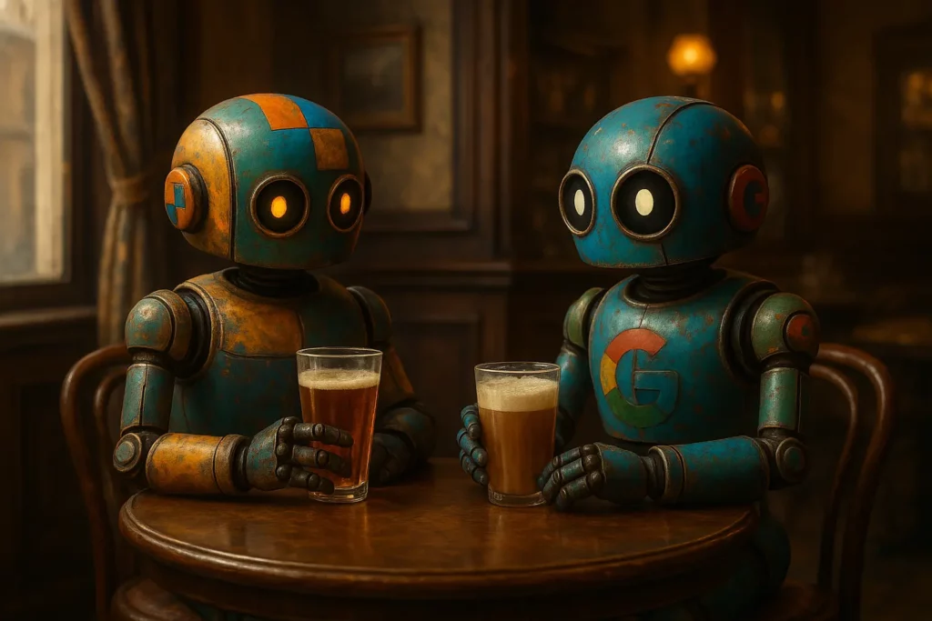 Robot Google et Robot Microsoft