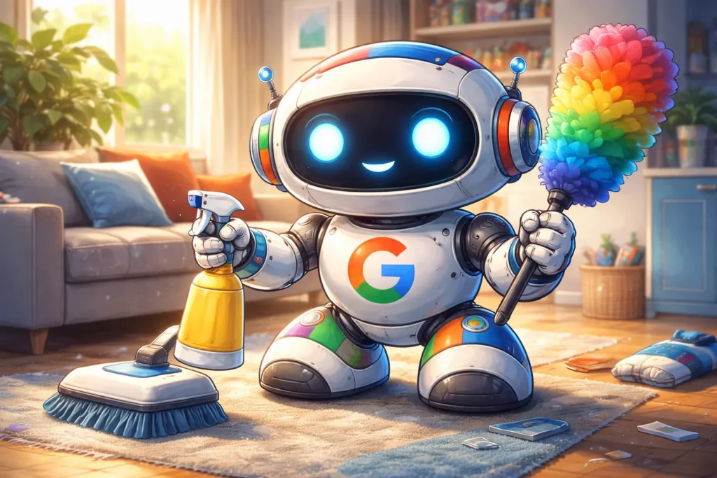 Robot qui fait le ménage