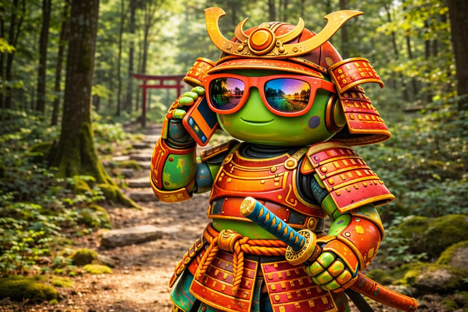 Robot samourai