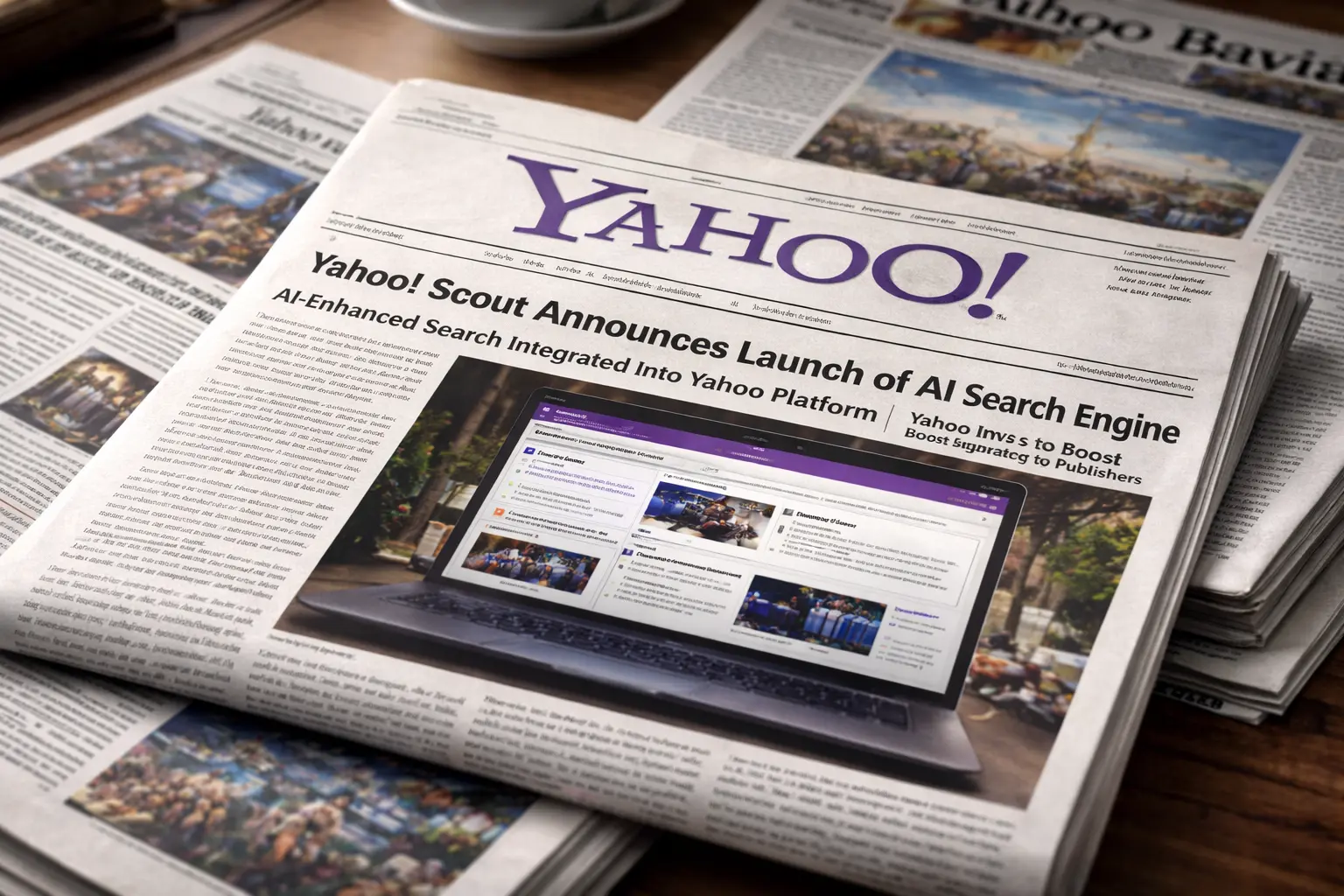 Lancement de Yahoo Scout et IA