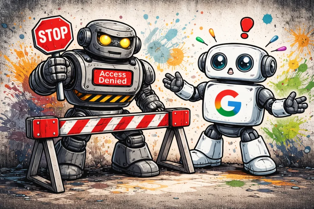 Robot Google bloqué