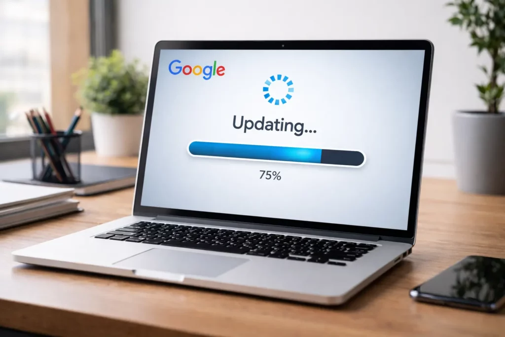 Mise à jour Google