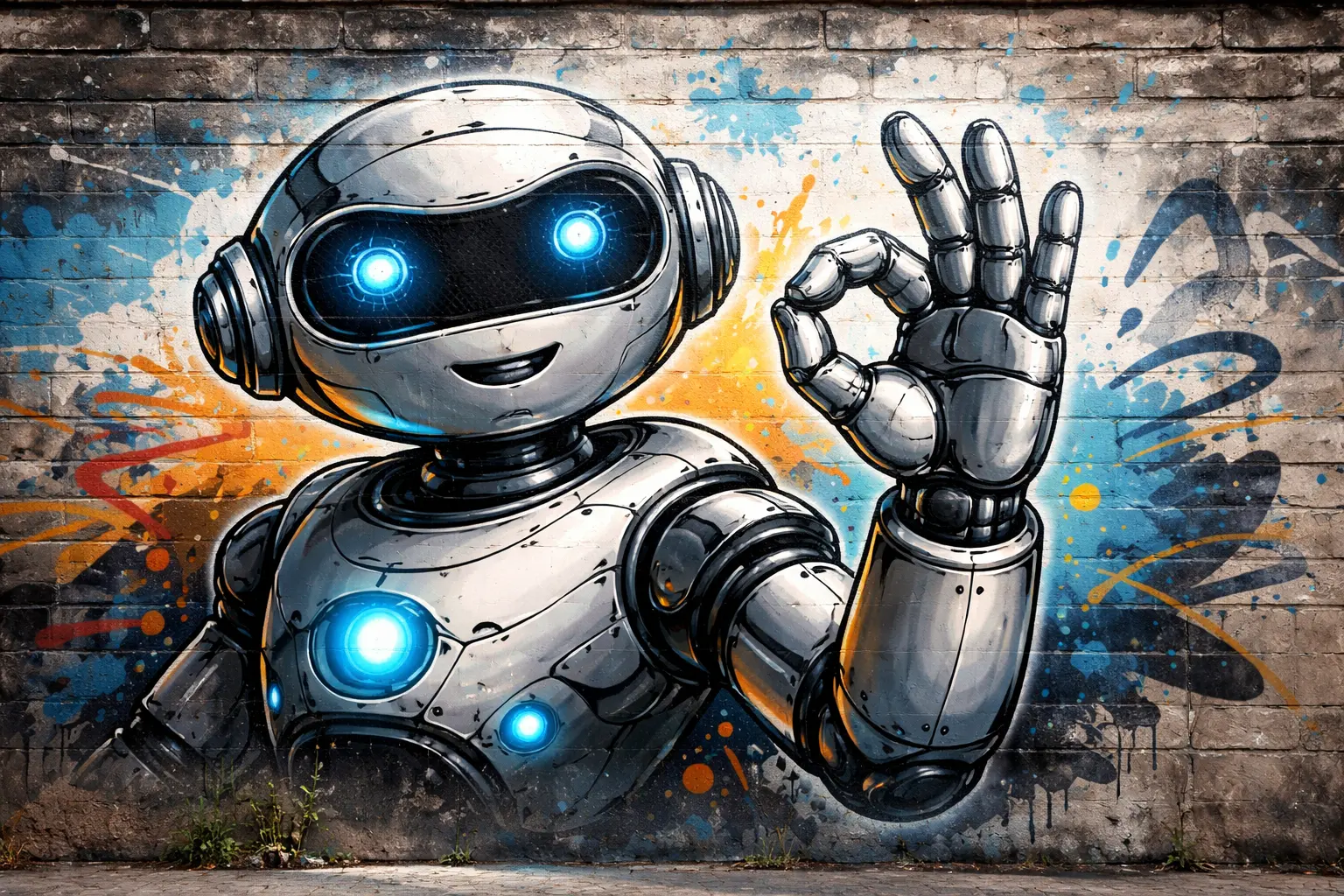 Robot qui fait ok