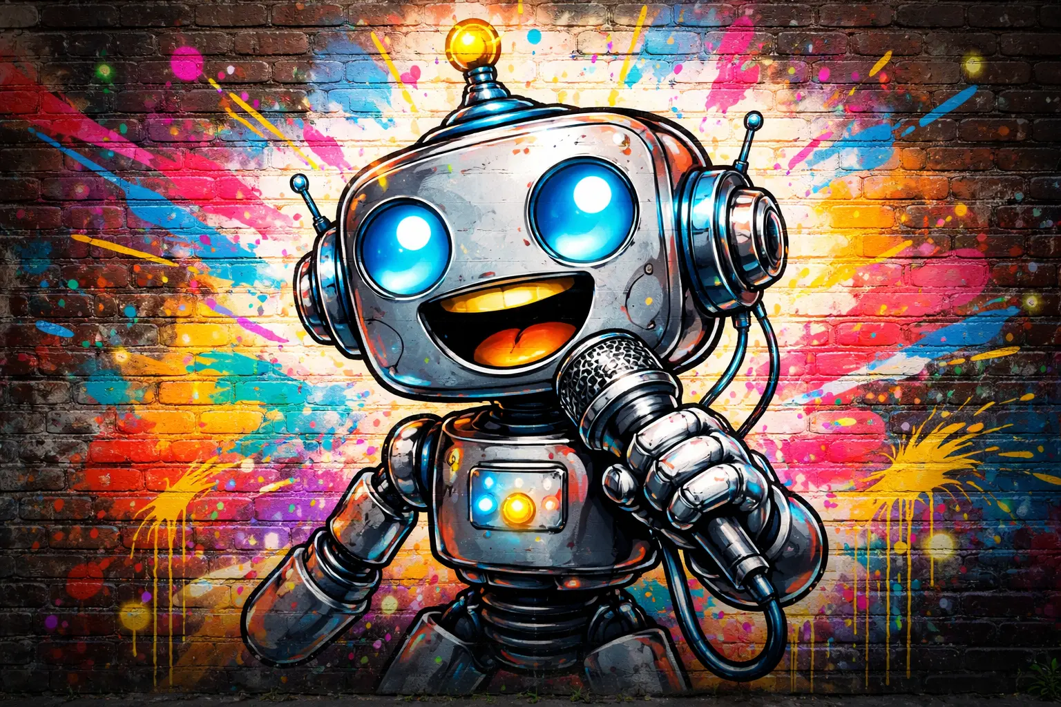 Tag Robot mur